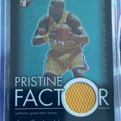 Shaquille O’neal Basketball Jersey Card