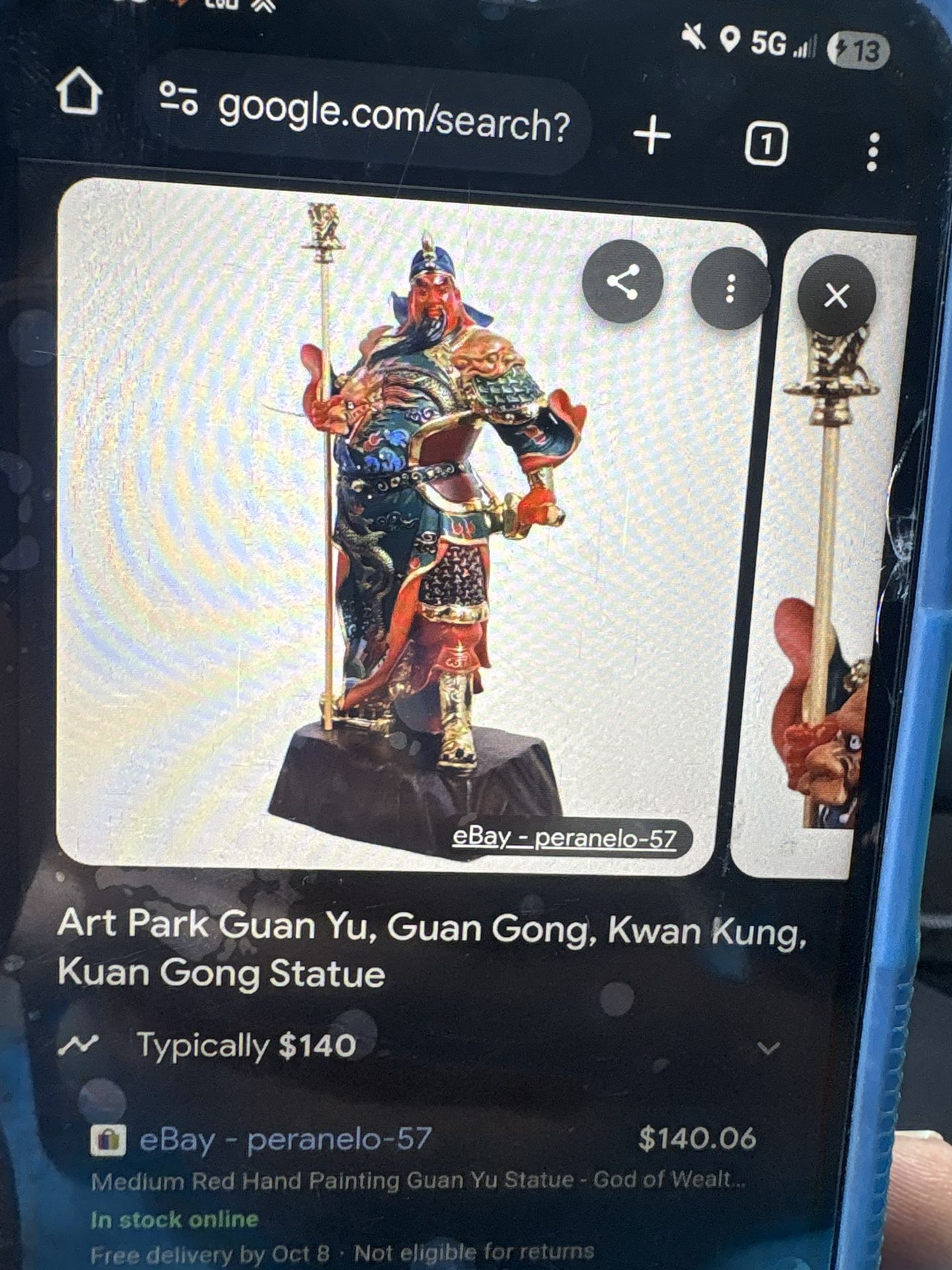 Guan Yu Statue, Guan Gong Statue, Kwan Kung, Kuan Gong Statue