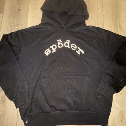 Black Sp5der vvs hoodie
