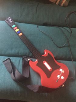 Red Octane PS2 guitar