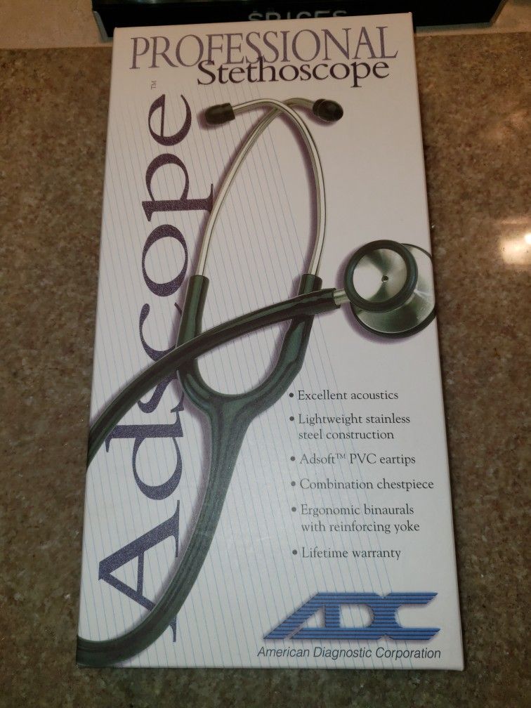 Professional Stethoscope in Box Extra Ear Buds