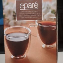 Epare Set/4 (Netflix) Espresso Cups BNIP