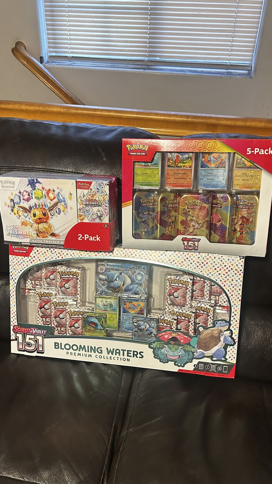 Pokemon Bundle. Blooming Waters, Scarlet & Violet, Prismatic Evolutions