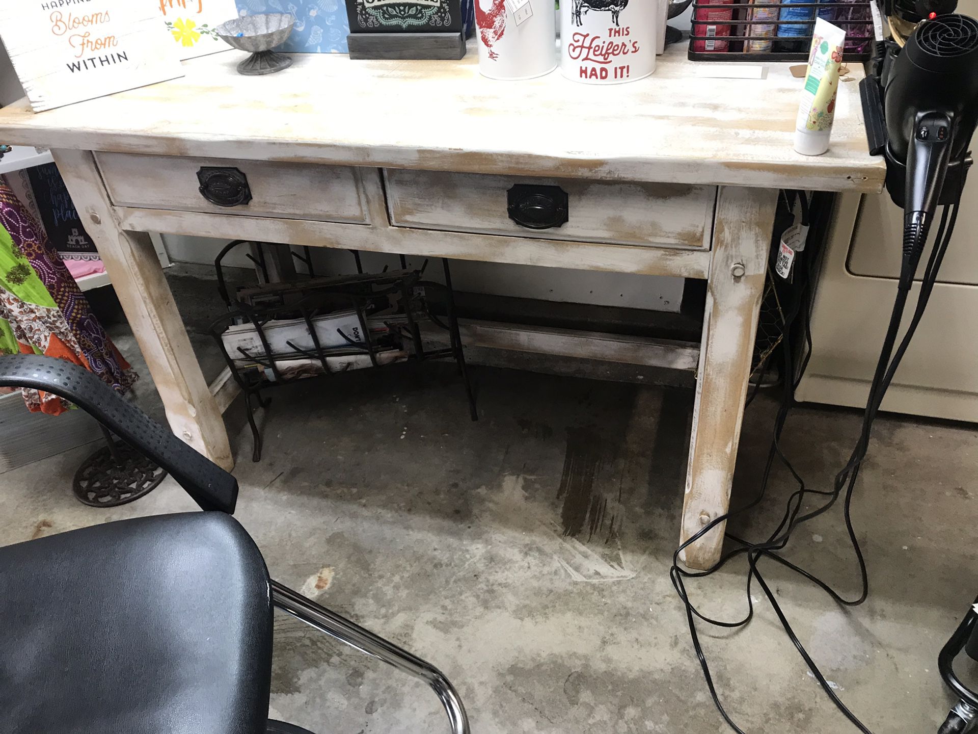 Desk/small cabinet