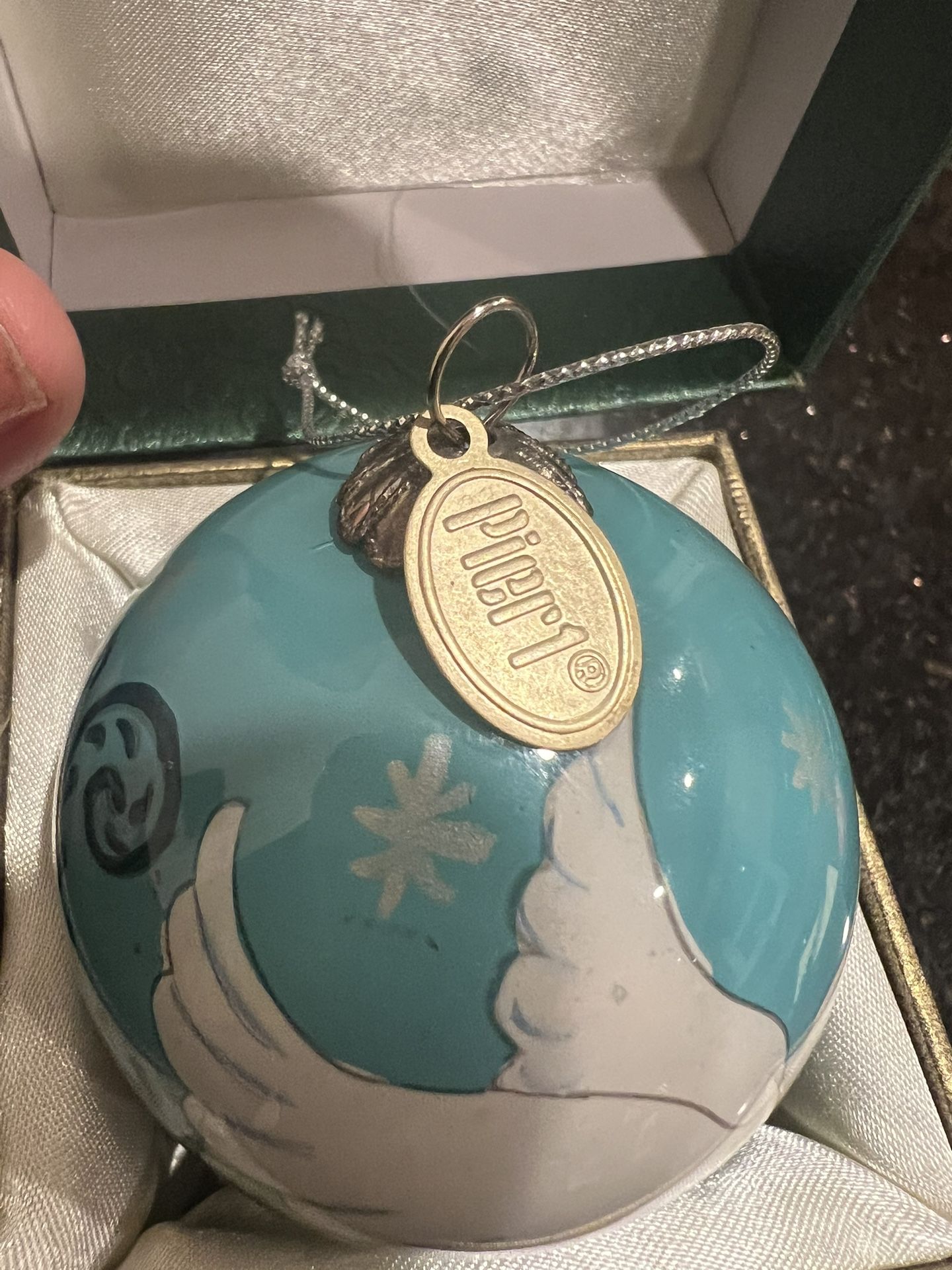 VTG 2014 Li Bien Pier 1 Ornament Peace Dove Ribbon & Olive Branch 2”