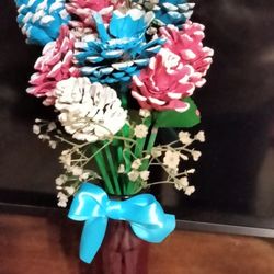 Pinecone Flowers 