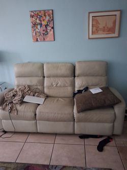 Sofa and love sit leather