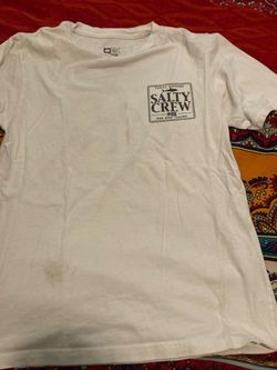 Salty Crew White Graphic T-Shirt Medium