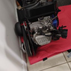 Engine In Great Shape Starts Up+Brand New Racing Performance Carburetor $25