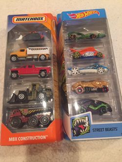 HotWheels and Matchbox Cars.
