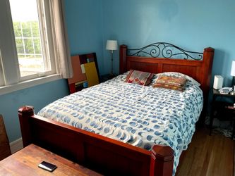 Queen Sized Bed Frame and Box Spring