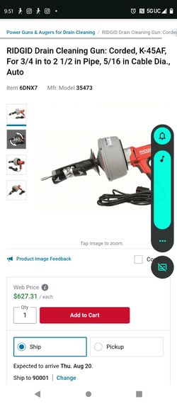 Rigid drain cleaner
