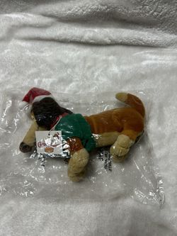 vintage plush toy 1998 Denny's An All Dogs Christmas Carol Itchy 6" Bean Bag
