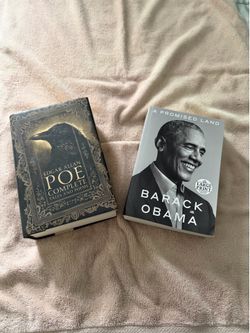 Large print BORACK OBAMA and POE Book