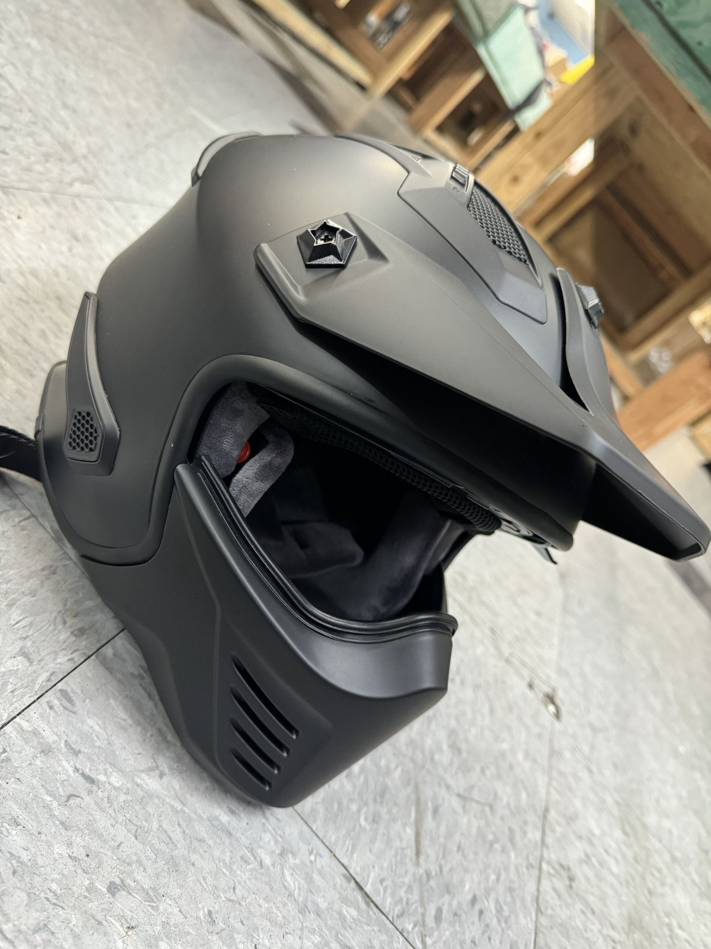 ILM Open Face Motorcycle 3/4 Half Helmet 