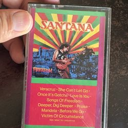 Santana - freedom cassette tape $7