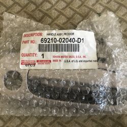 Toyota Corolla 1(contact info removed)  Exterior Door Handle Front Passenger Beige Tan