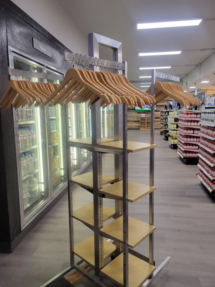 Clothing Rack With Hangers