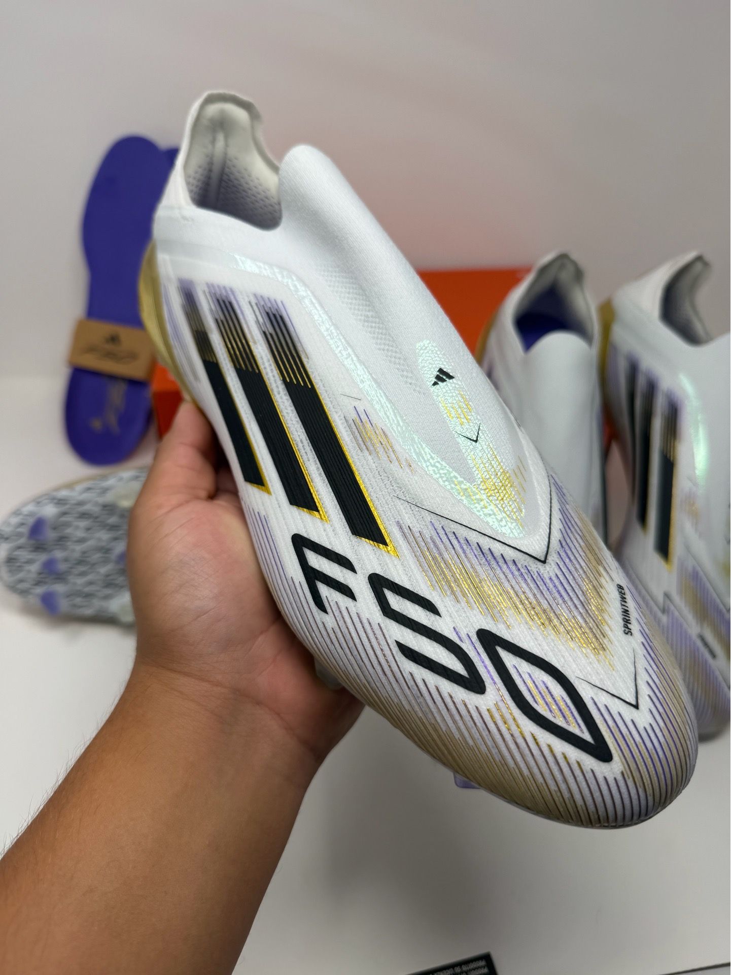 adidas F50 Elite Laceless FG size 8.5 and 11.5