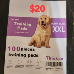 100 Training Pads 23.6in X 23.6in 