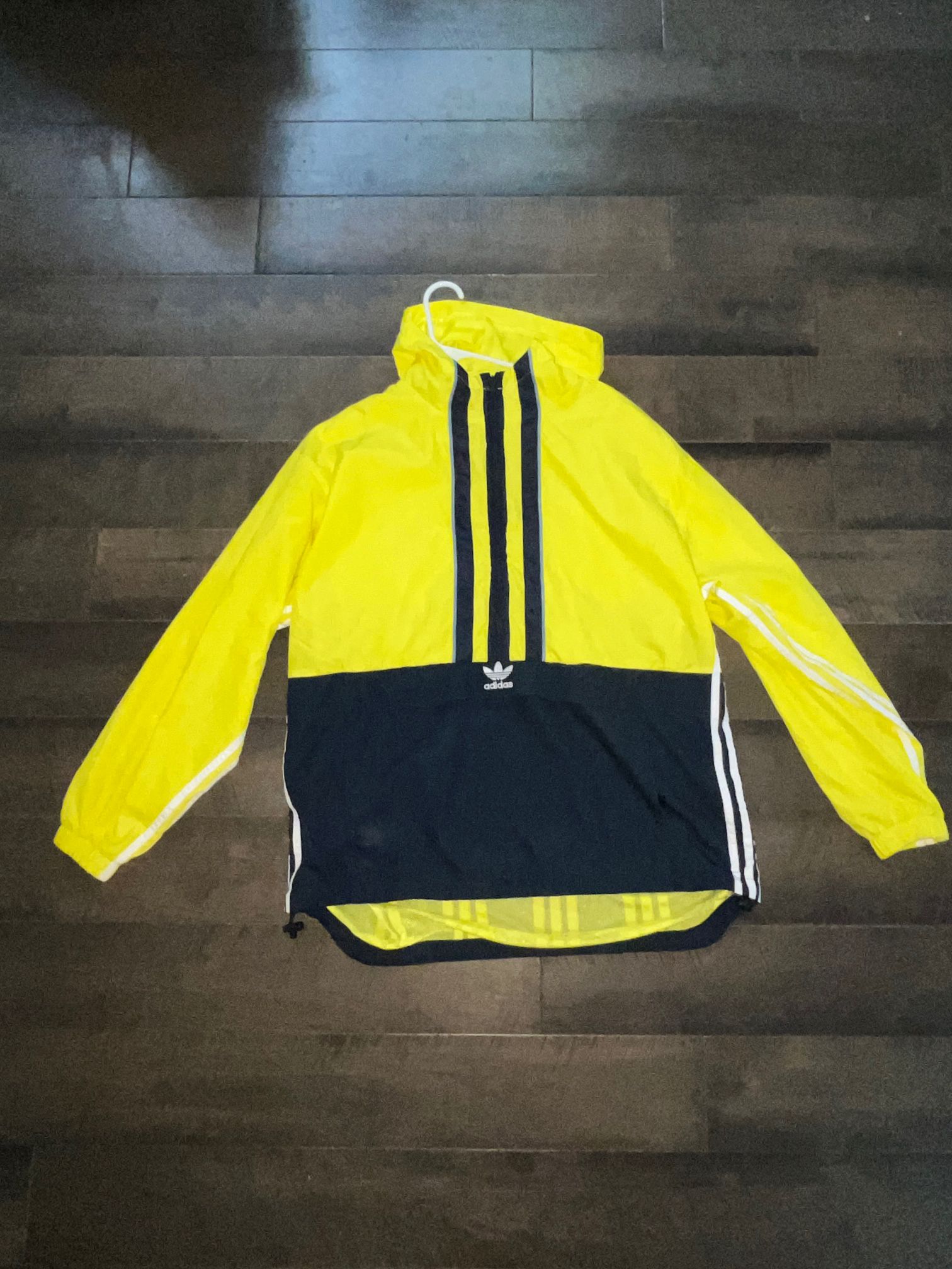 Adidas Windbreaker Rain Jacket Size Men’s Medium 