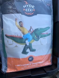 Hyde & EEK Adult Inflatable Crocodile Costume
