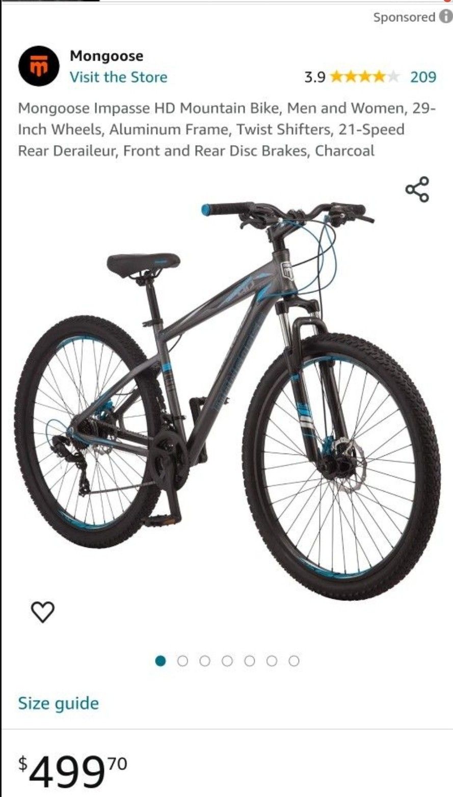 Mongoose Mountain Bike 