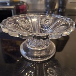 Heisey Glass  Sunburst Punch Bowl Stand
