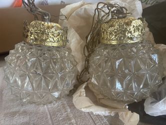 MCM Hollywood Regency Swag Lights