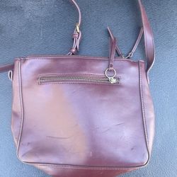 Burgundy Crossbody Universal Thread Bag
