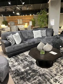 Chic & ultra-contemporary design sectional offering extra seating space