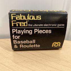 Fabulous Fred Ultimate Electronic Game 1980 Mego Corp Playing Pieces ONLY