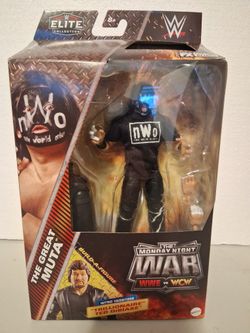 WWR THE MONDAY NIGHT WAR THE GREAT MUTA NWO COLLE.\NCTIBLE ACTION FIGURE