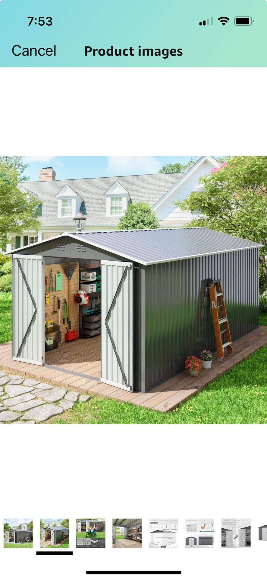 10x12 HOGYME (in Box) Backyard Shed