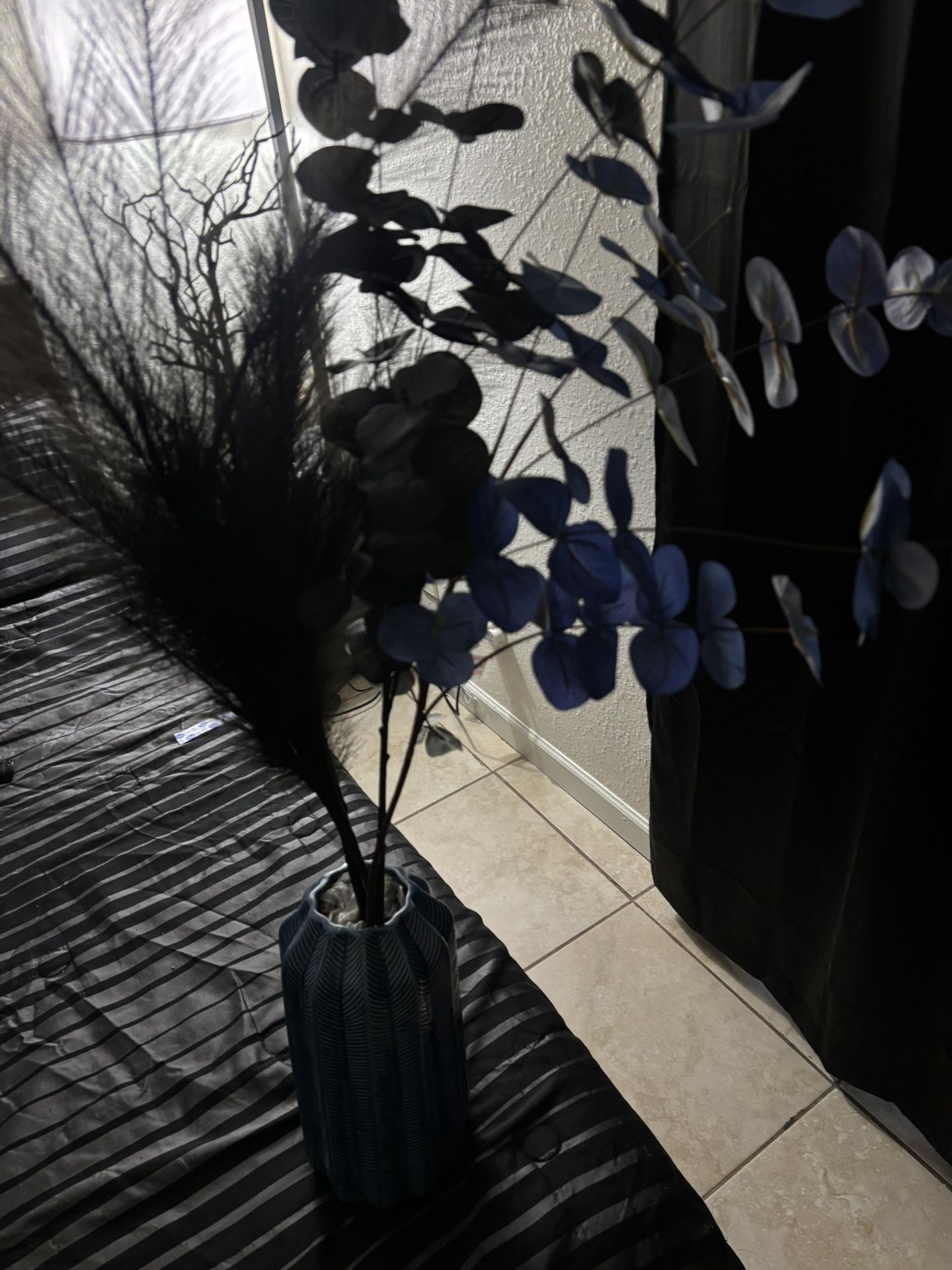 Vase With Fake Plants