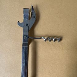 Vintage Bottle Can Opener, VAUGHANS Tempered Tool Steel