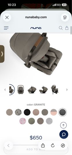 Infant car seat.