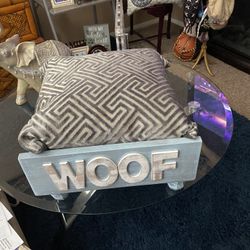 Handcrafted  Wooden Dog Bed