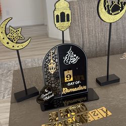 Ramadan days calender decor