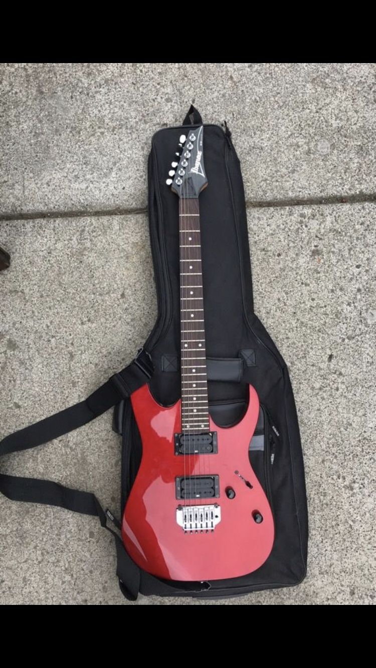 Electric Guitar Ibanez Rg120 Candy Apple Red