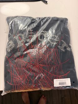 SP5DER RHINESTONE HOODIE