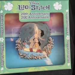 2022 Disney Lilo And Stitch 20th Anniversary Jumbo LE 3500 Pin Imported from JP