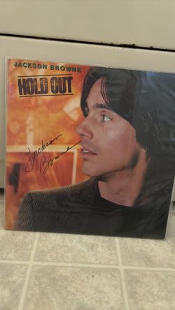 Jackson Browne Signed “Hold Out” LP Record
