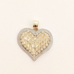 10kt Real Gold Heart Pendant