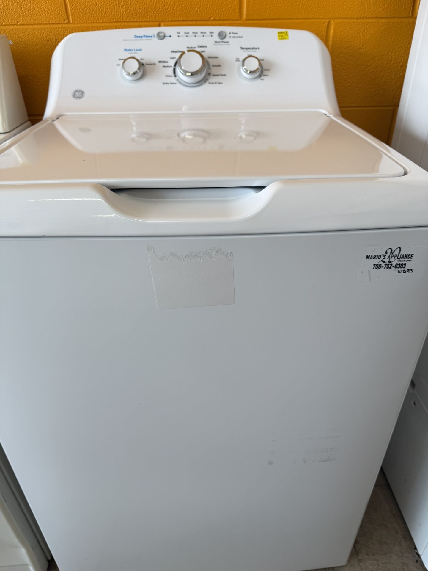 GE Washer With Warranty
