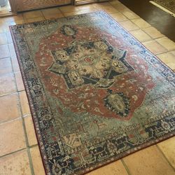 Beautiful Machine Washable Rug!