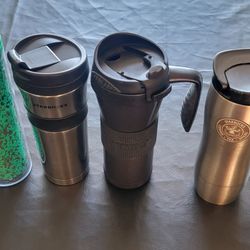 Starbucks Coffee Mugs & Water Bottle