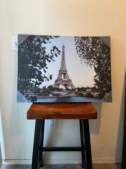 Glittering Eiffel Tower Painting