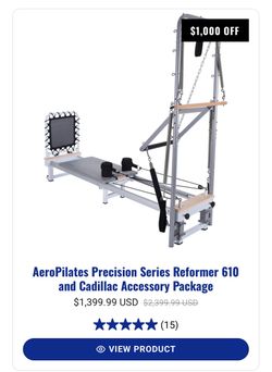 Aero Pilates Reformer Cadillac Accessory Package