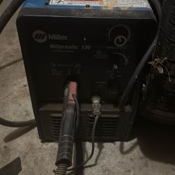 Millermatic  130 MIG welder With Gas Works Perfectly